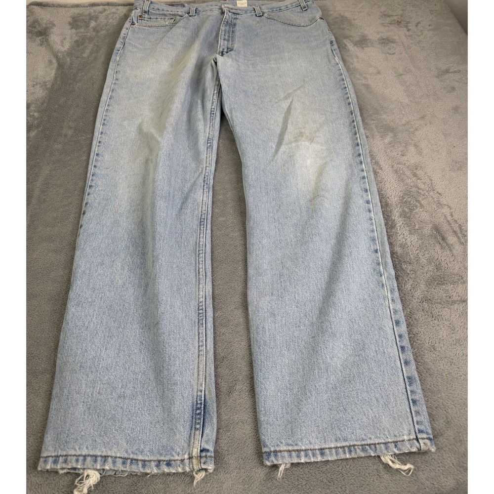Vintage 90s Levis 550 Relaxed Fit Straight Jeans Men's Size 40x32 Blue